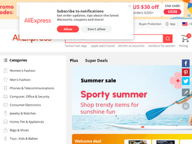 'aliexpress.com' screenshot