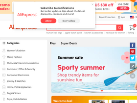 'ilogistics.aliexpress.com' screenshot