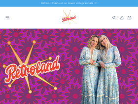shopretroland.com homepage screenshot