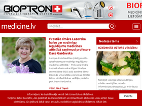 'medicine.lv' screenshot
