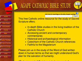 'agapebiblestudy.com' screenshot