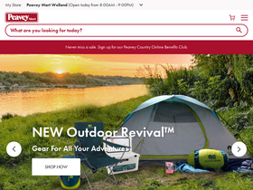 'peaveymart.com' screenshot