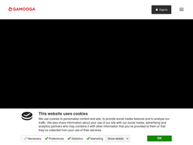 'gamooga.com' screenshot