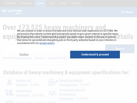 'lectura-specs.com' screenshot