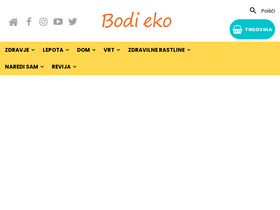 'bodieko.si' screenshot