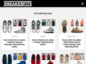 'sneakerfits.com' screenshot