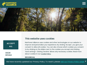 'rainforest-alliance.org' screenshot