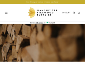 Manchester Firewood Supplies homepage screenshot