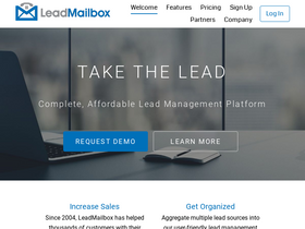 'leadmailbox.com' screenshot
