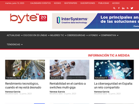 'revistabyte.es' screenshot
