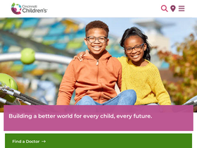 'cincinnatichildrens.org' screenshot