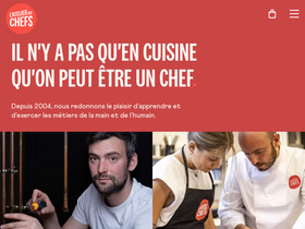'atelierdeschefs.fr' screenshot