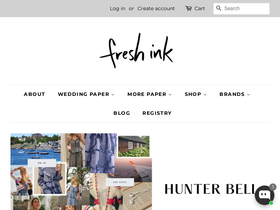 fresh-ink.com homepage screenshot