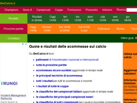 'betcalcio.it' screenshot