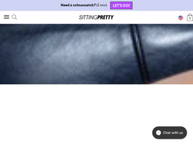 'sittingprettyhalohair.com' screenshot