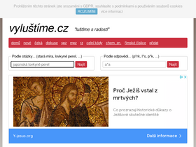 'vylustime.cz' screenshot