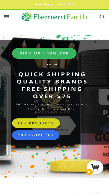 elementearthcbd.com