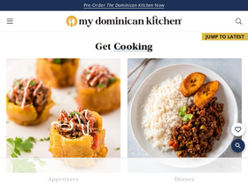'mydominicankitchen.com' screenshot