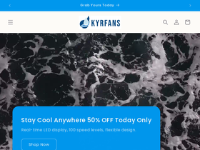 kyrfan.com homepage screenshot