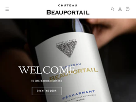 chateaubeauportail.com homepage screenshot