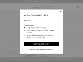 Alma de Ace website screenshot