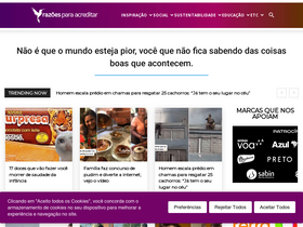 'razoesparaacreditar.com' screenshot