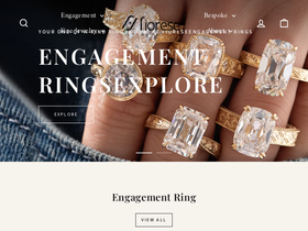 Fioresejewelry homepage screenshot