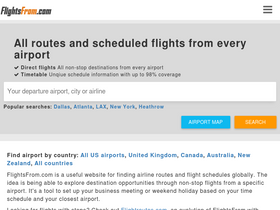 'flightsfrom.com' screenshot