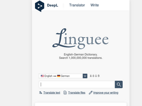 'et.linguee.com' screenshot