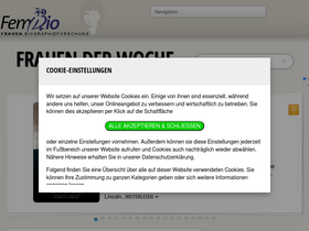 'fembio.org' screenshot