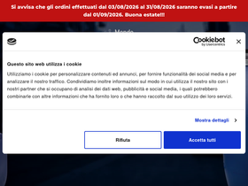 mondoimballaggi.it homepage screenshot