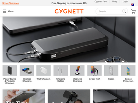 'cygnett.com' screenshot