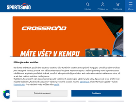 'sportisimo.cz' screenshot