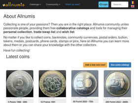 'allnumis.com' screenshot