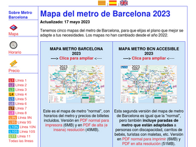 'mapametrobarcelona.com' screenshot