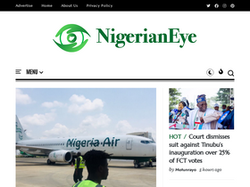 'nigerianeye.com' screenshot