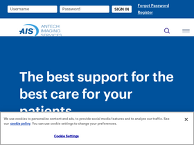 'antechimagingservices.com' screenshot