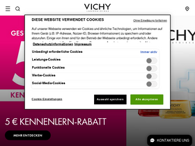 'vichy.de' screenshot