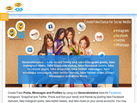 'generatestatus.com' screenshot