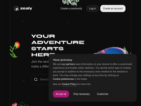 'zealy.io' screenshot