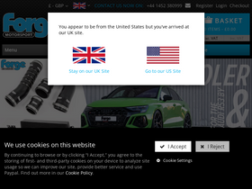 'forgemotorsport.co.uk' screenshot