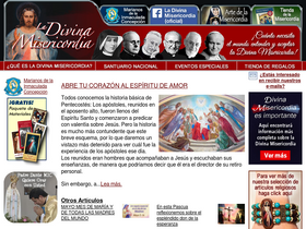 'ladivinamisericordia.org' screenshot