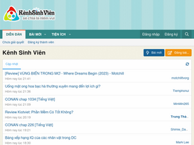 'kenhsinhvien.vn' screenshot