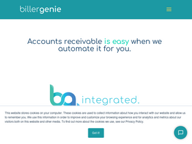 'billergenie.com' screenshot