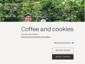 The Coffee Collective website screenshot