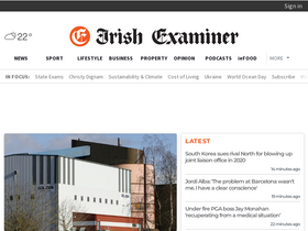 'irishexaminer.com' screenshot