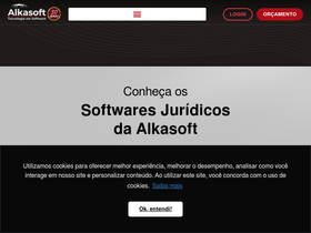 'alkasoft.com.br' screenshot