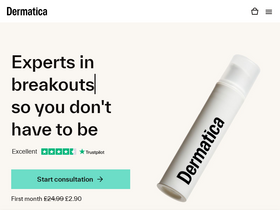 'dermatica.co.uk' screenshot