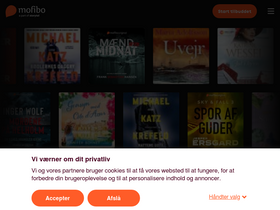 'mofibo.com' screenshot