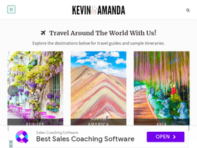 'kevinandamanda.com' screenshot